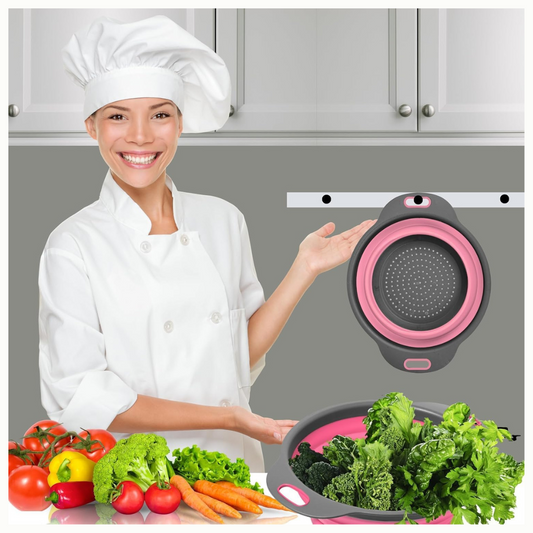 Colador Plegable + Cesta