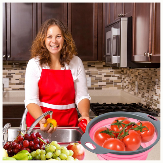 Colador  Plegable + Cesta